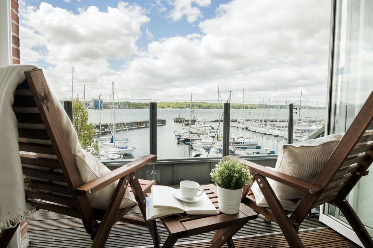 Fewo1846 - Baltic Lodge - Komfortable Maisonettewohnung Mit 3 Schlafzimmern, Balkon Und Blick Auf Die Marina Sonwik Flensburgo Exterior foto